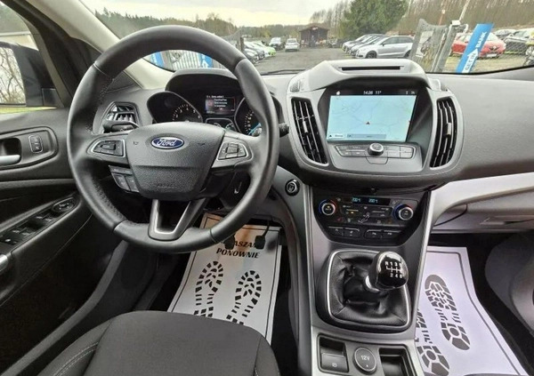 Ford Kuga cena 69900 przebieg: 50000, rok produkcji 2017 z Giżycko małe 379
